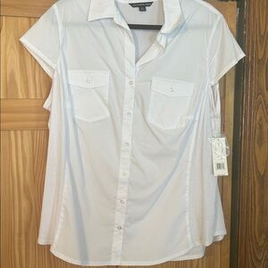 White Button-Down Shirt